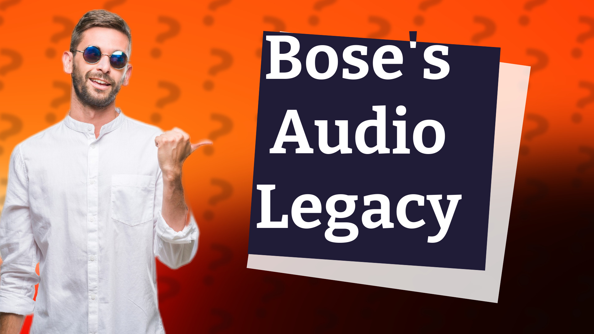 Bose's Audio Legacy