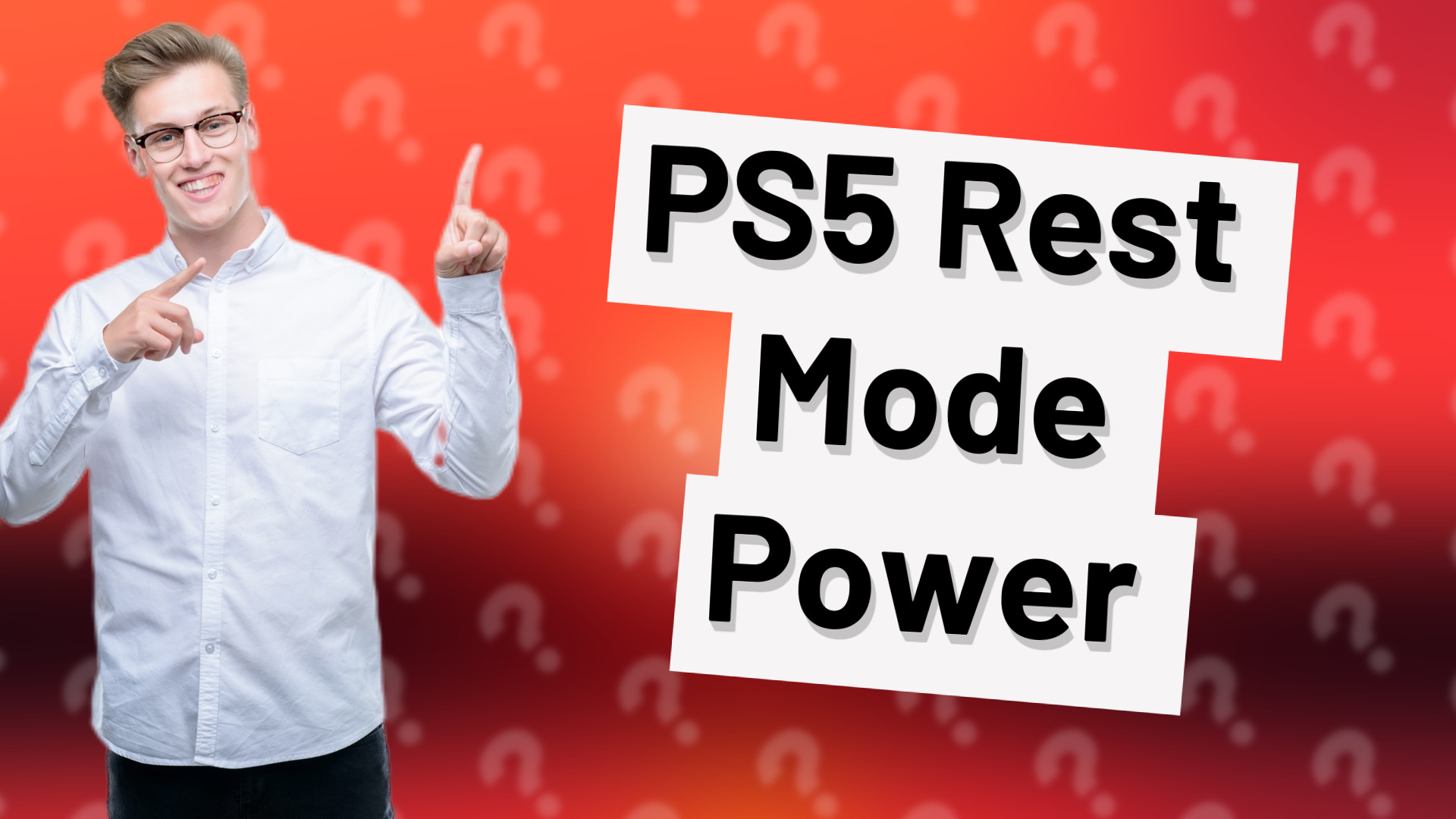 PS5 Rest Mode Power