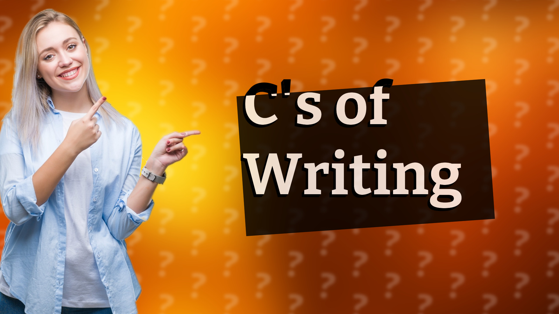 C's of Writing