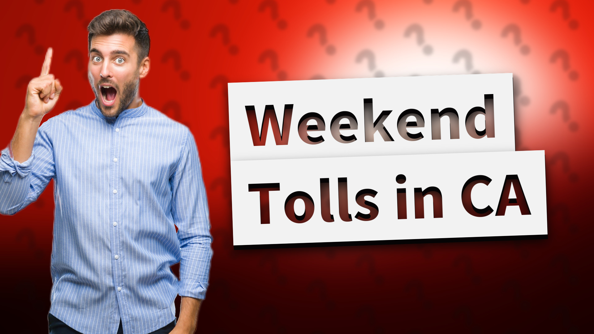 Weekend Tolls in CA