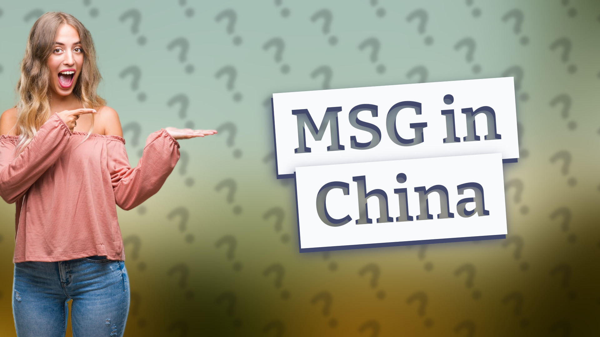MSG in China