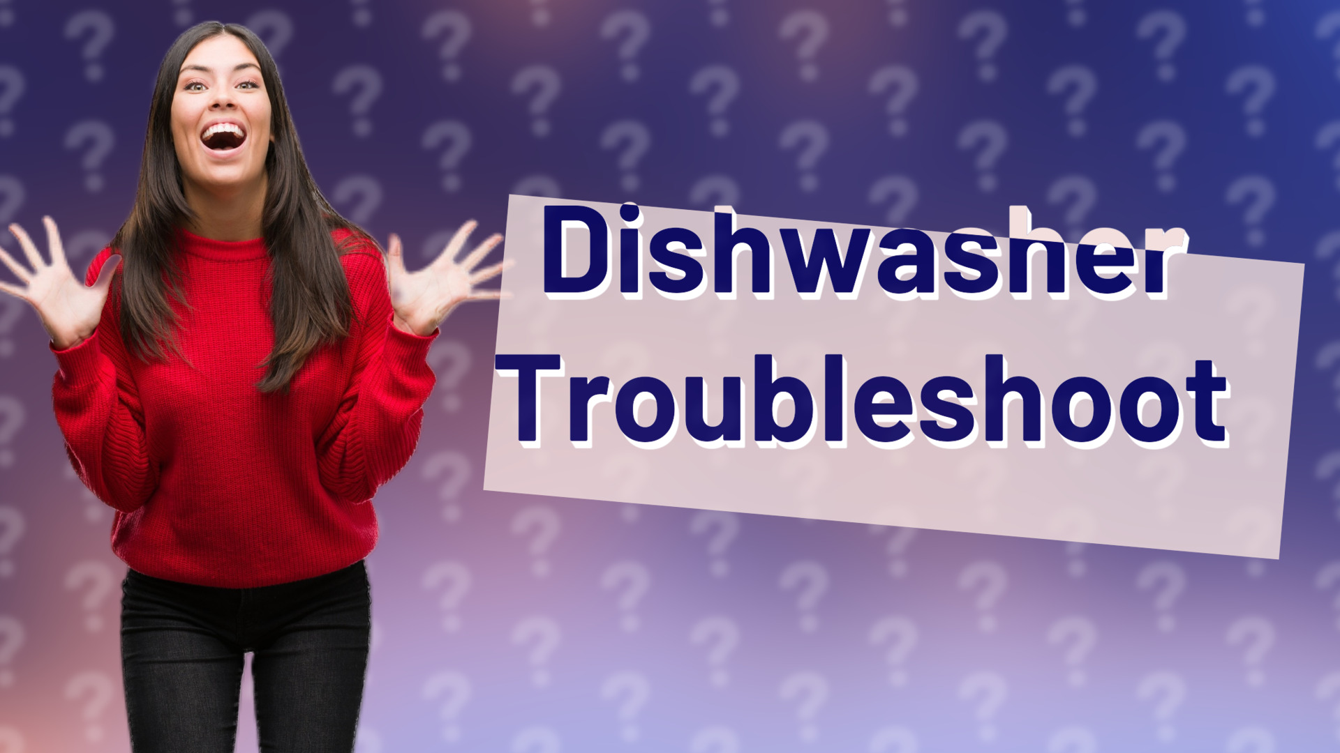 Dishwasher Troubleshoot