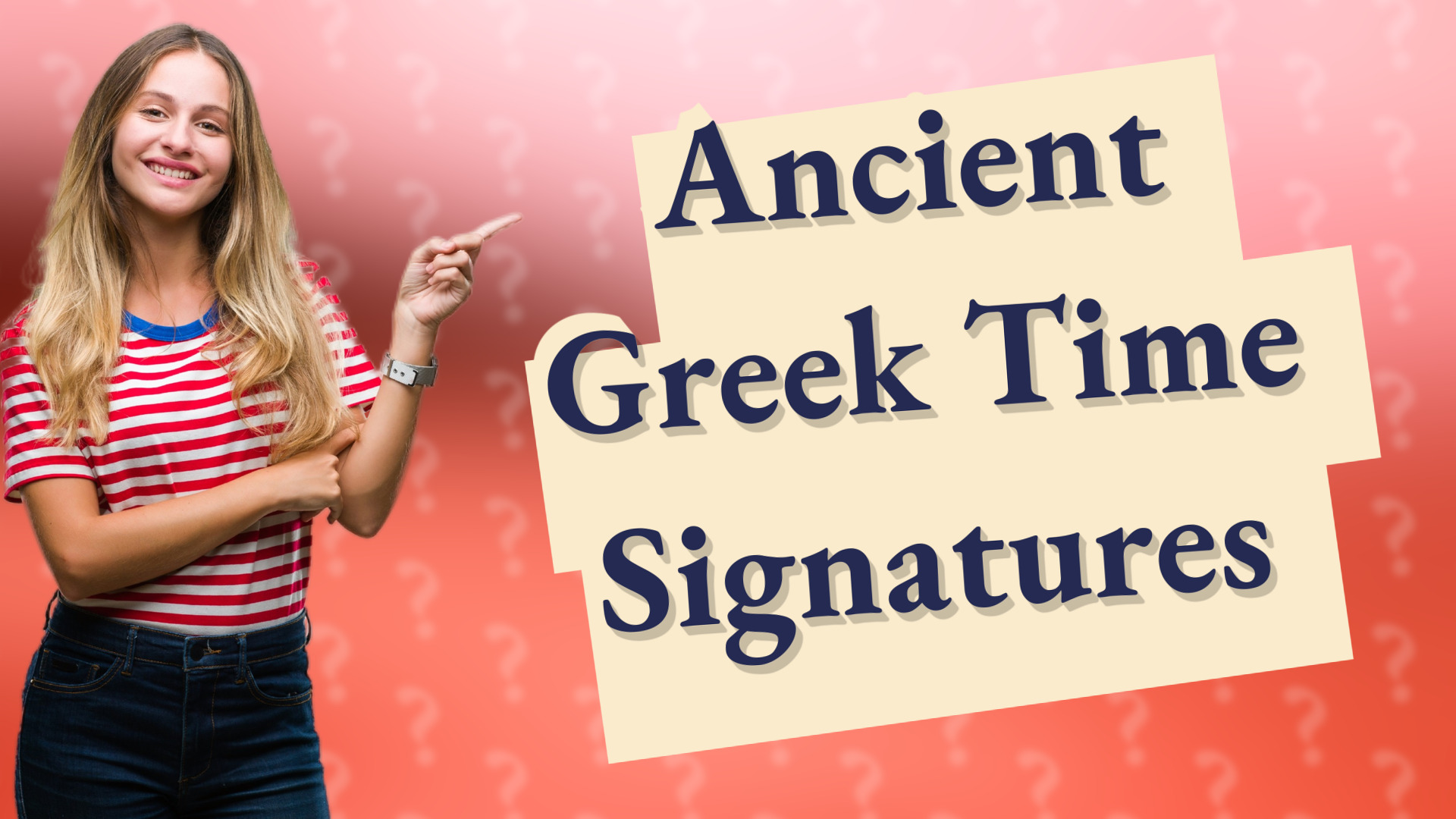 Ancient Greek Time Signatures