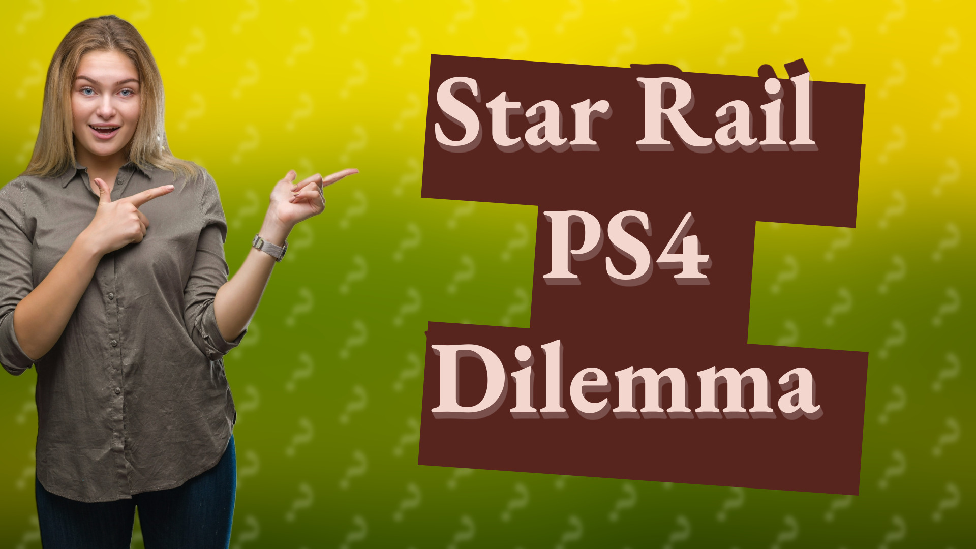 Star Rail PS4 Dilemma