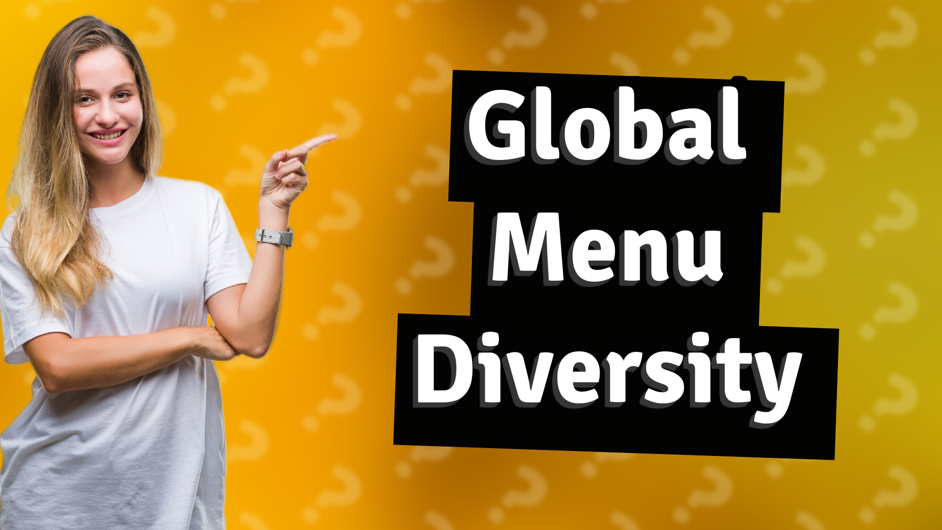 Global Menu Diversity