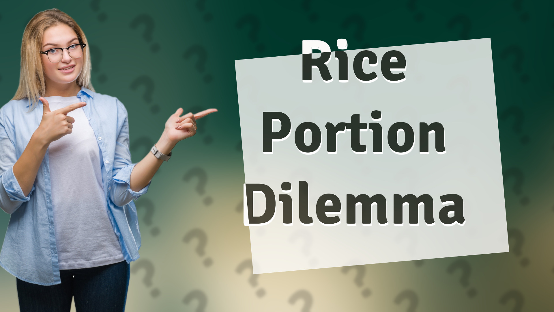Rice Portion Dilemma