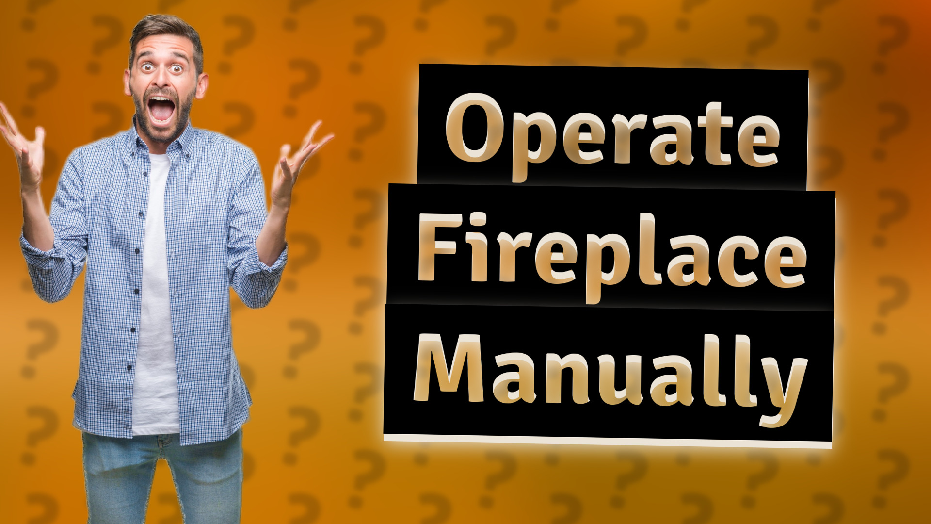 Operate Fireplace Manually