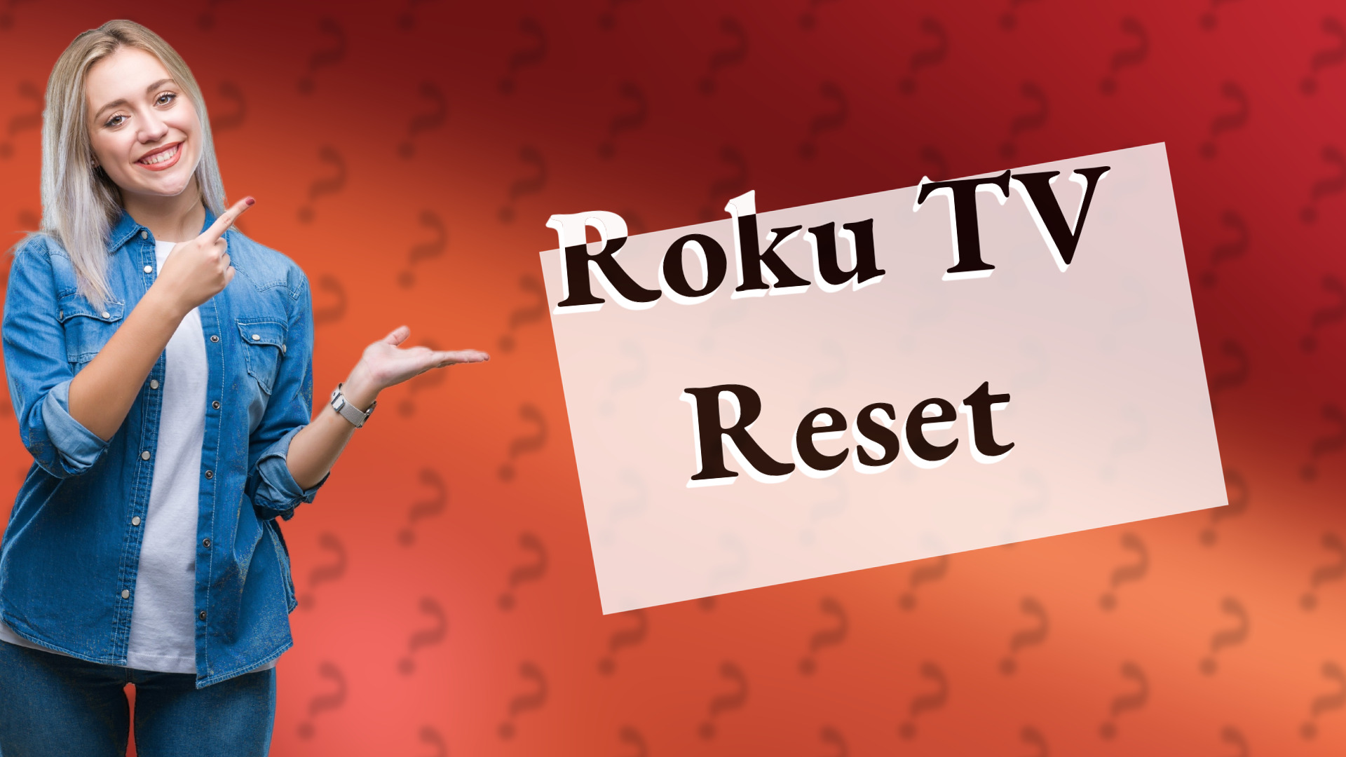 Roku TV Reset