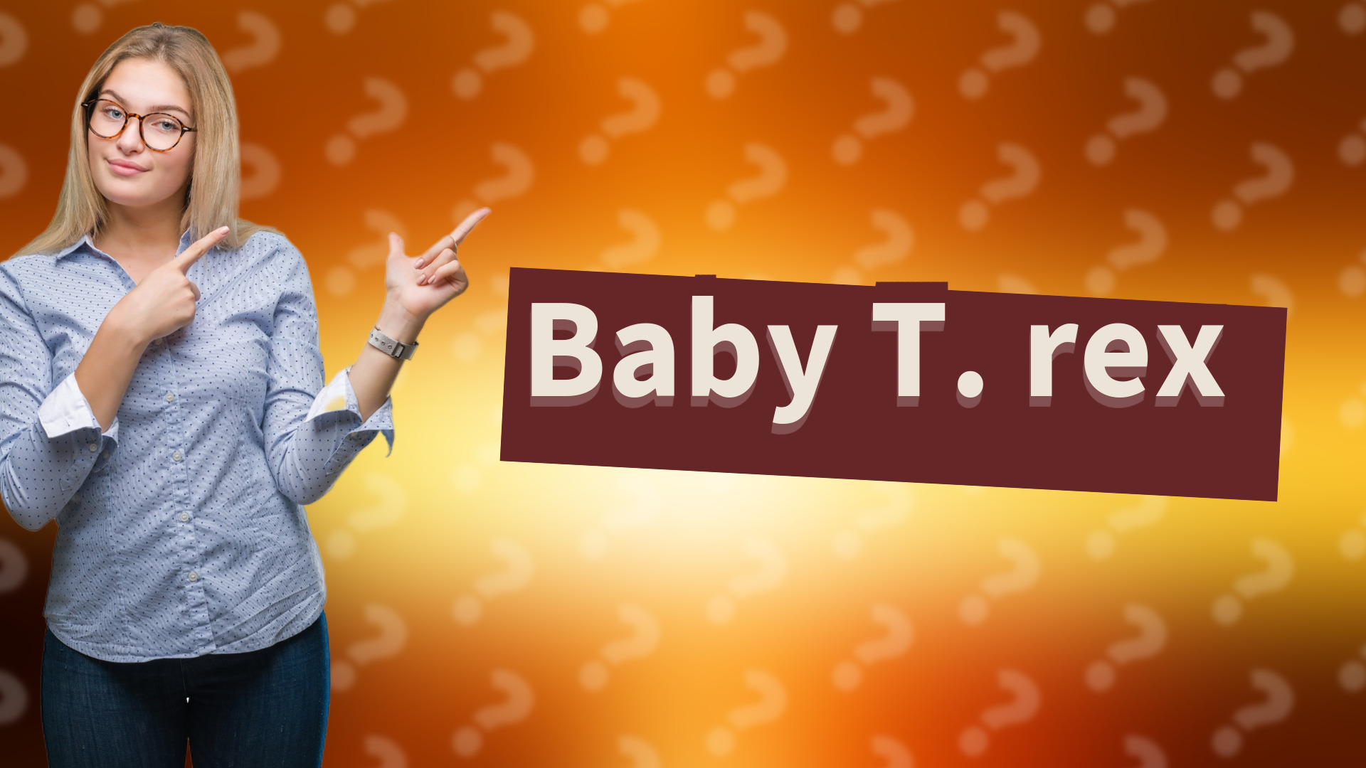 Baby T. rex