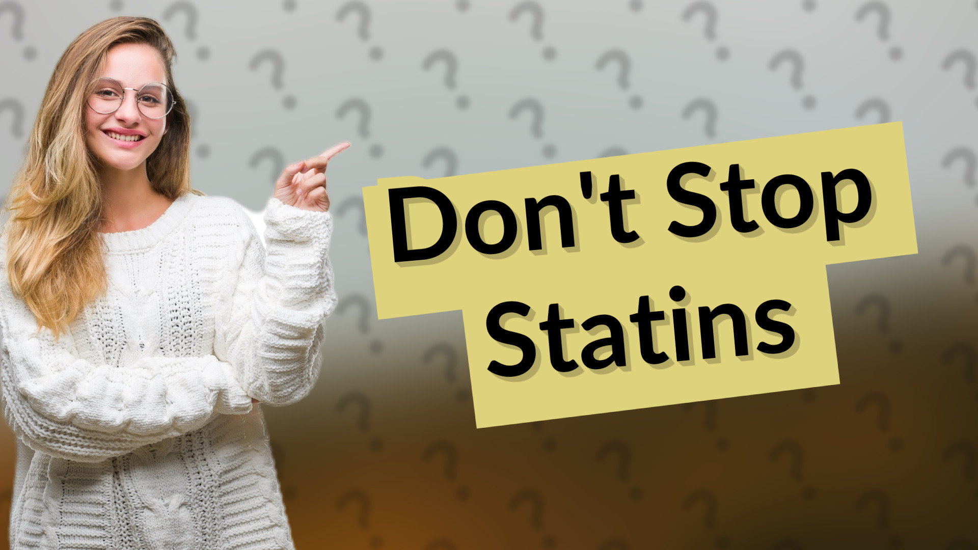 Don't Stop Statins