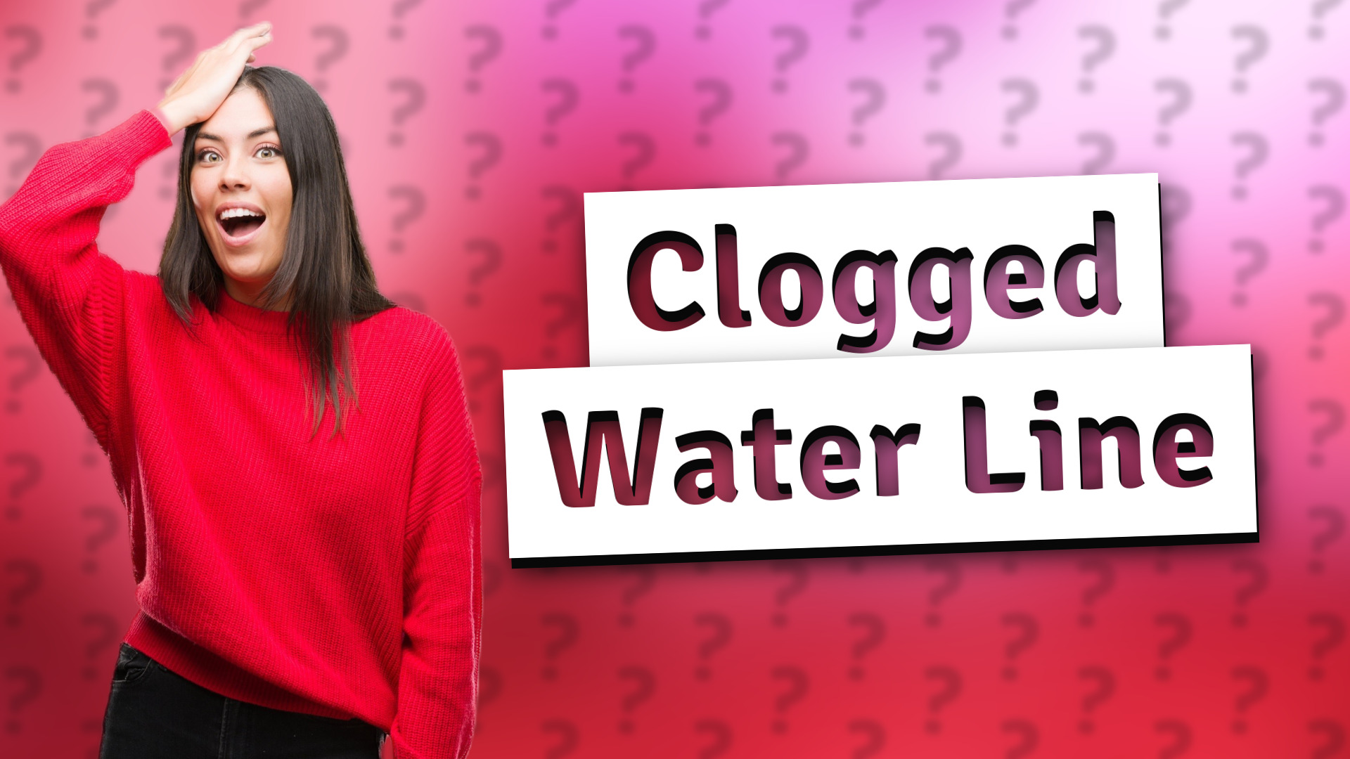 Clogged Water Line