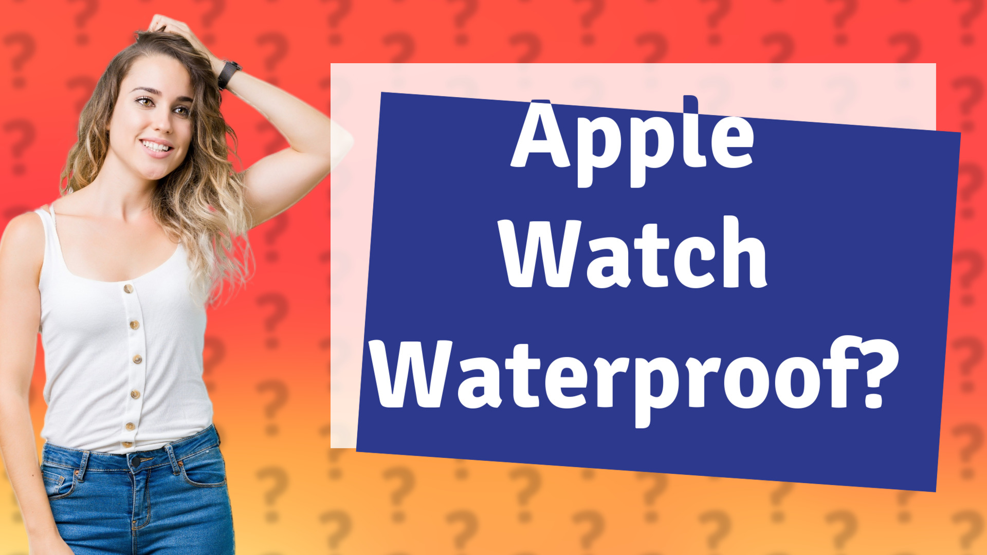 Apple Watch Waterproof?