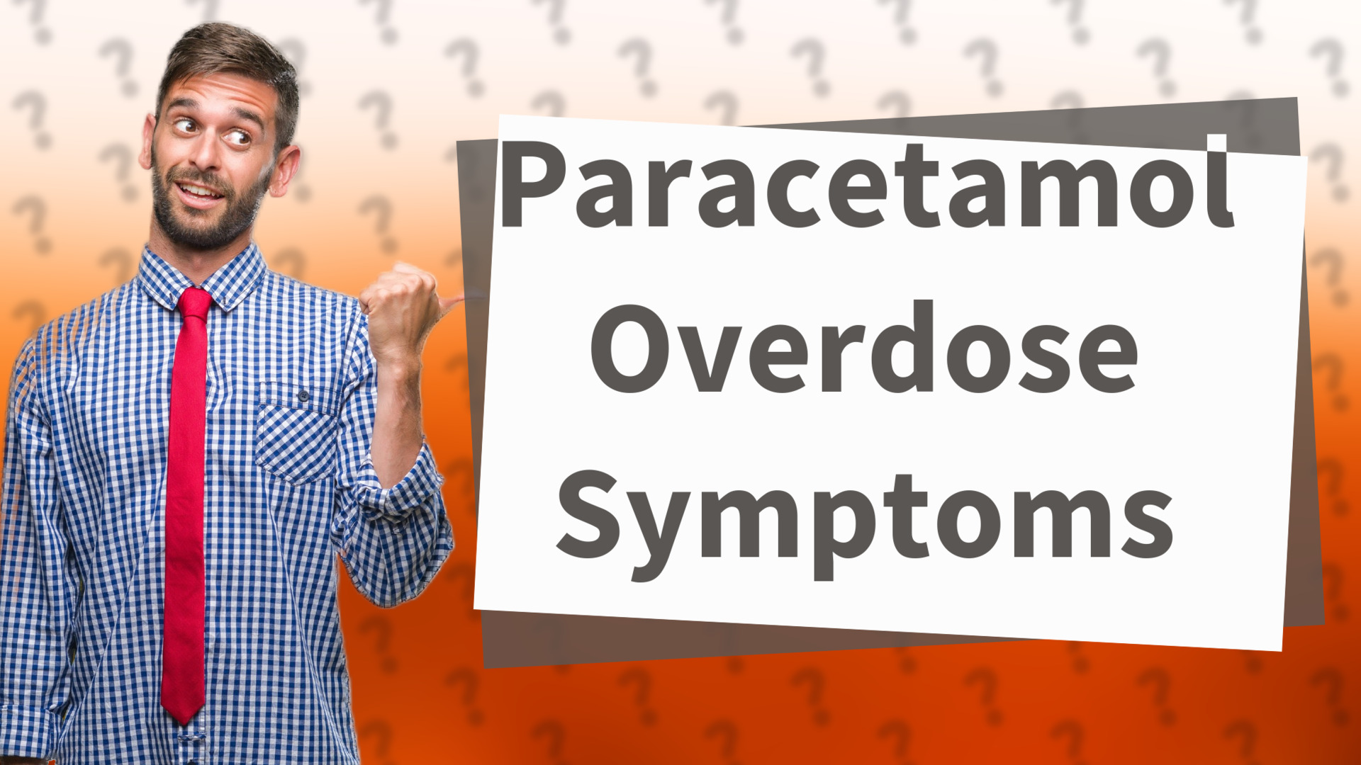 Paracetamol Overdose Symptoms