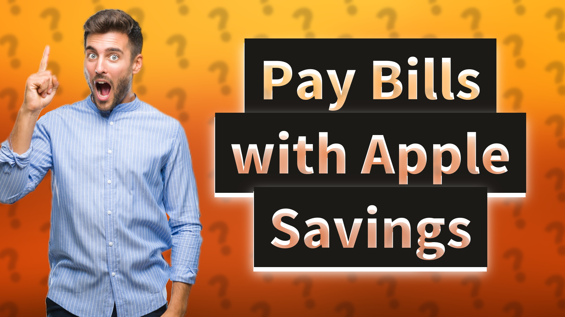 Pay Bills with Apple Savings