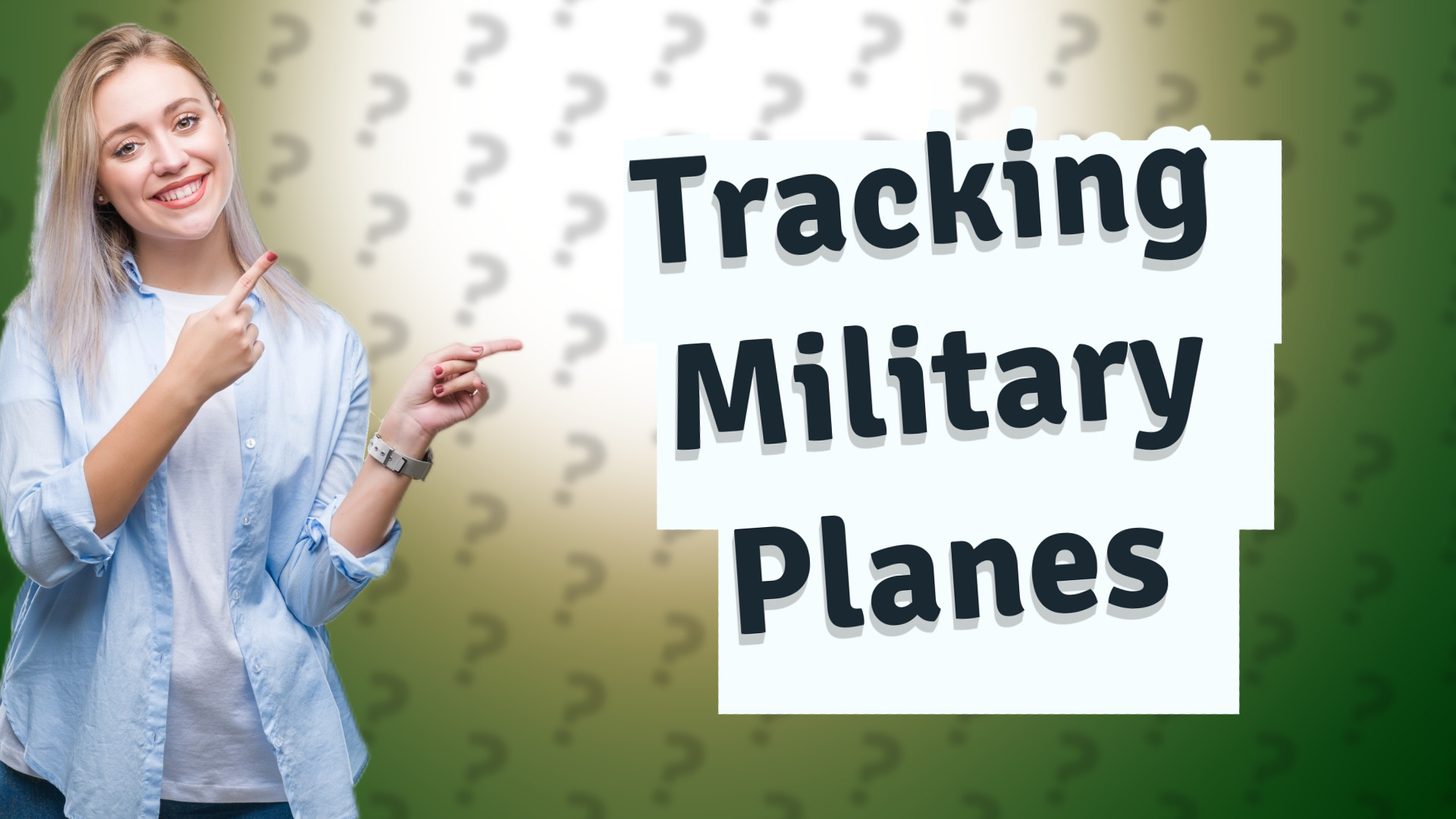 Tracking Military Planes