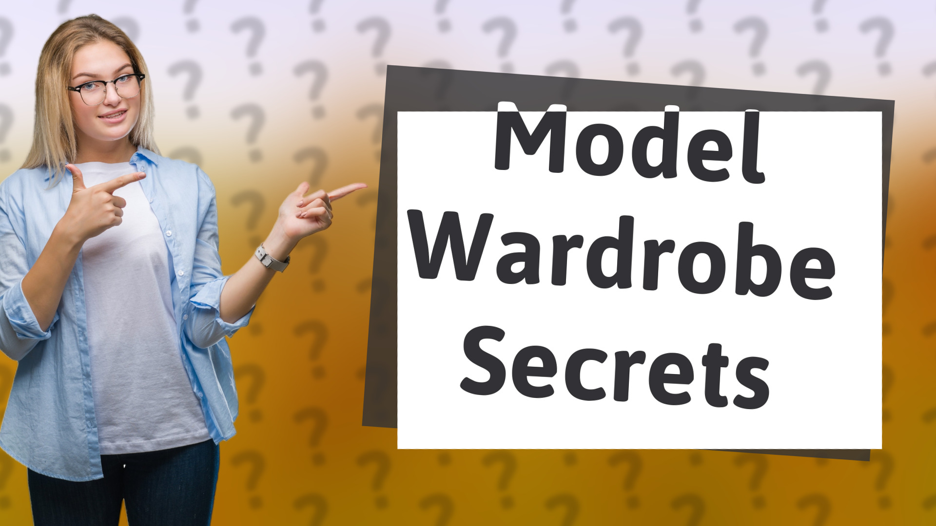 Model Wardrobe Secrets