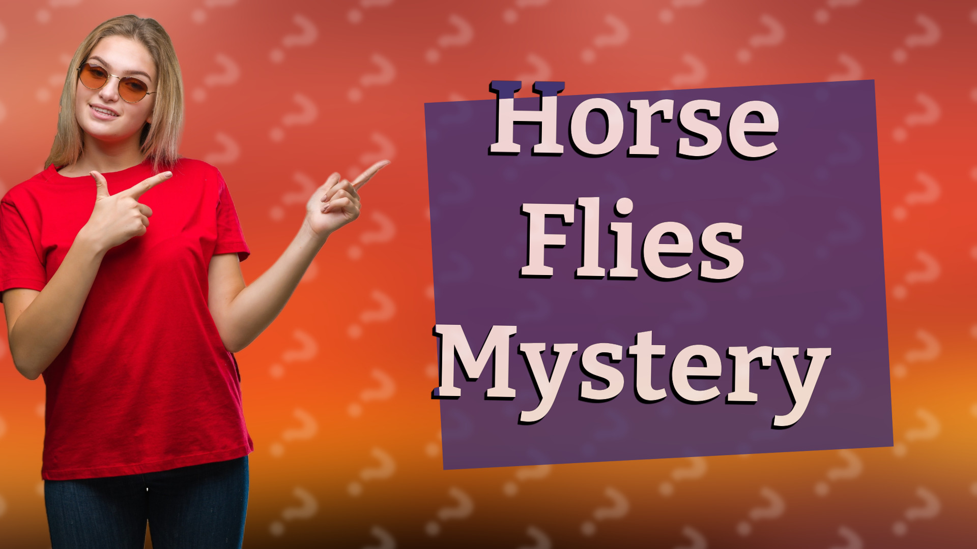 Horse Flies Mystery