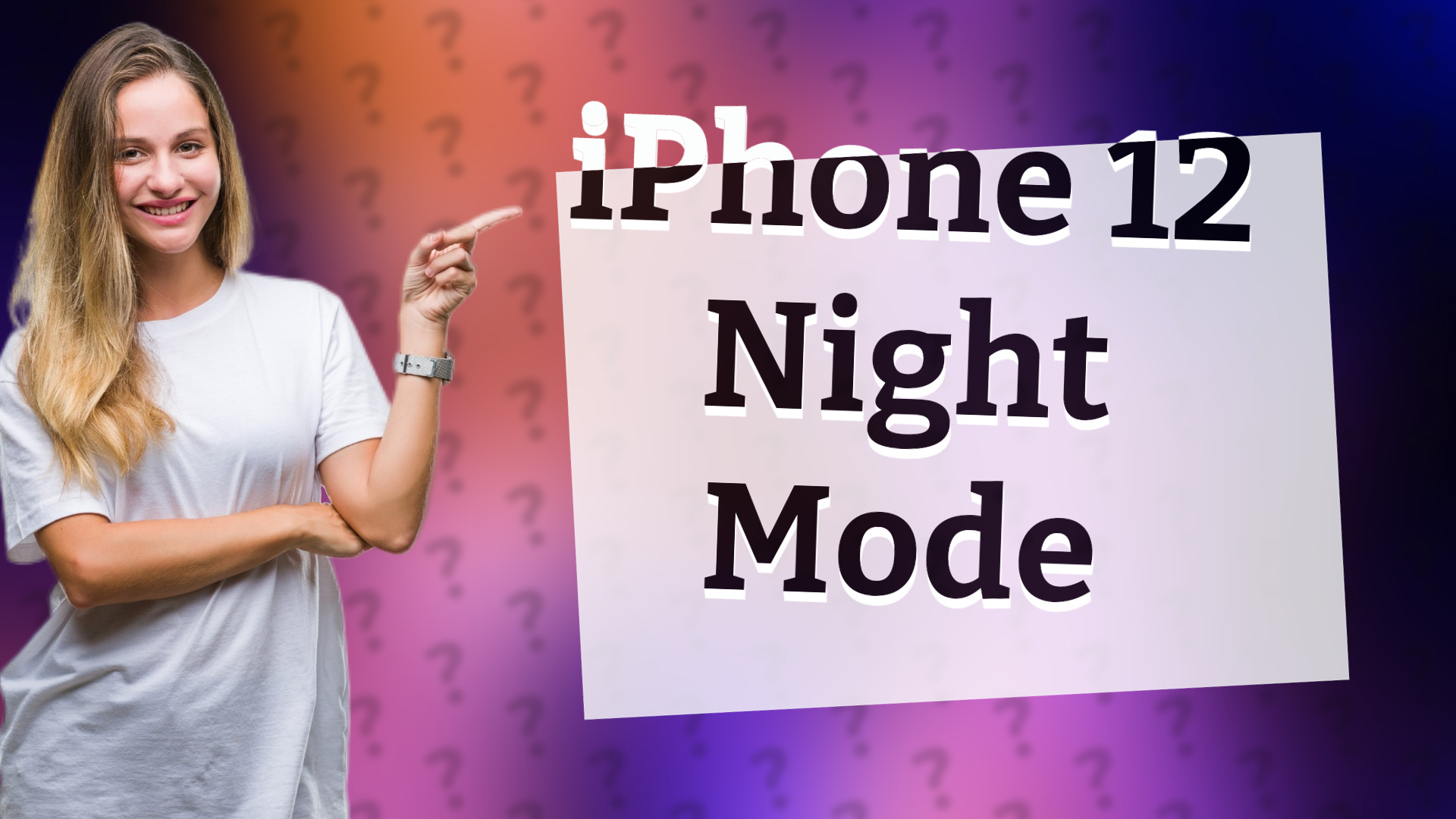 iPhone 12 Night Mode