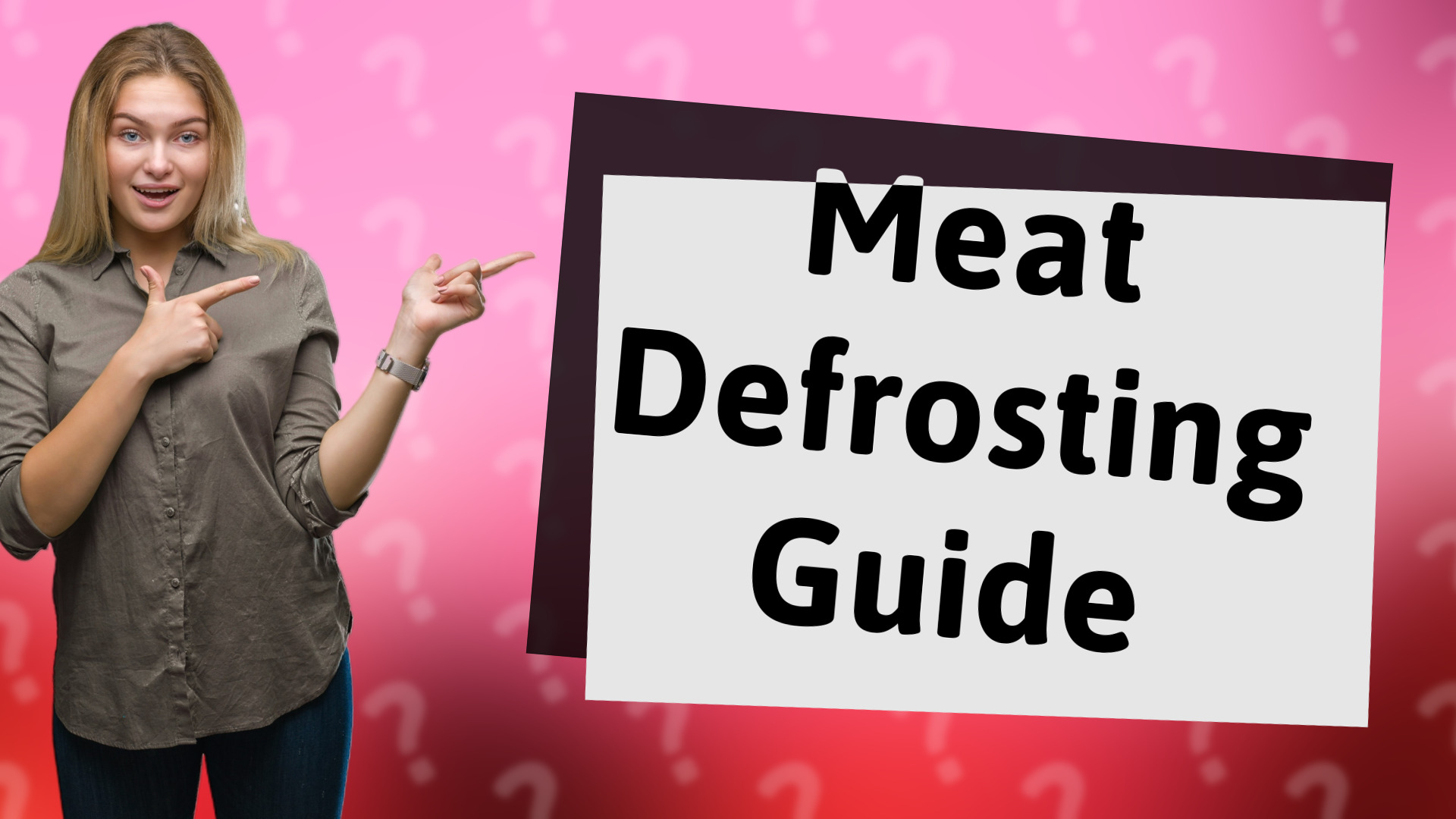 Meat Defrosting Guide