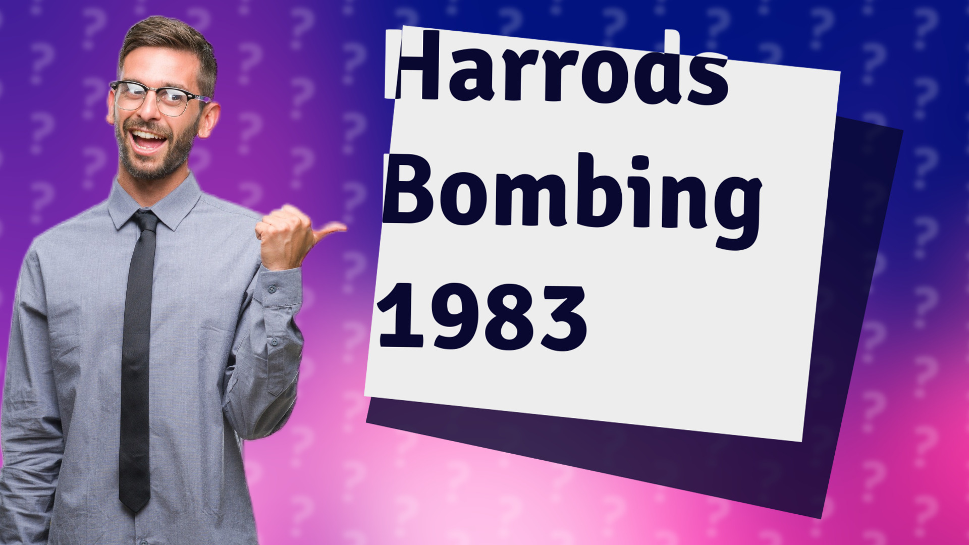 Harrods Bombing 1983