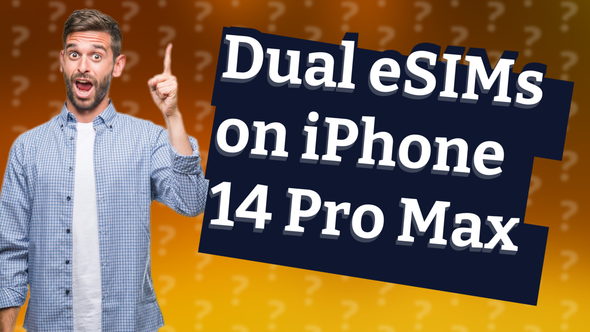 Dual eSIMs on iPhone 14 Pro Max