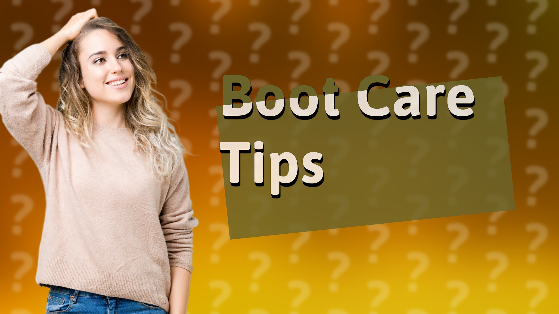 Boot Care Tips