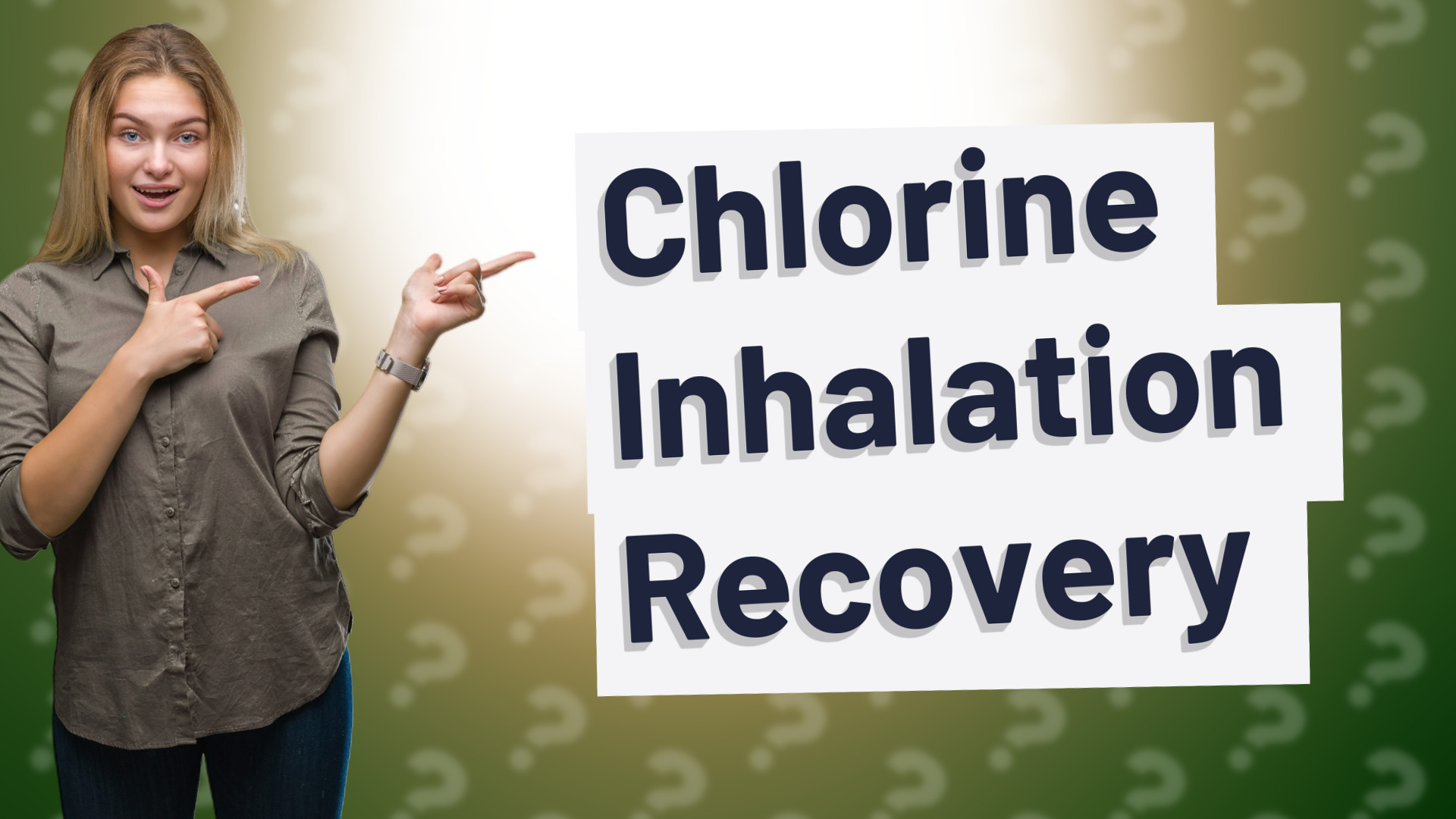 Chlorine Inhalation Recovery
