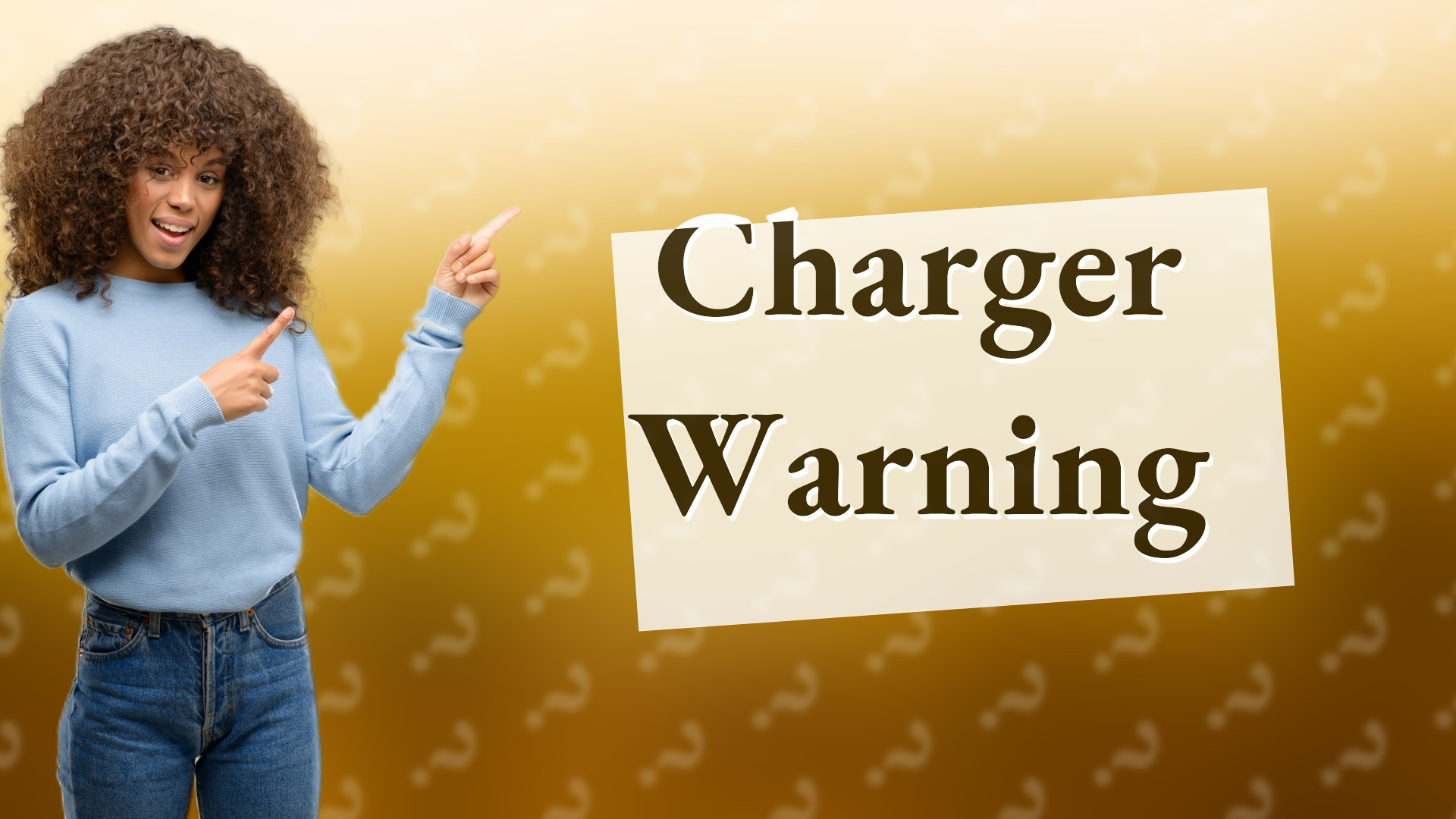 Charger Warning