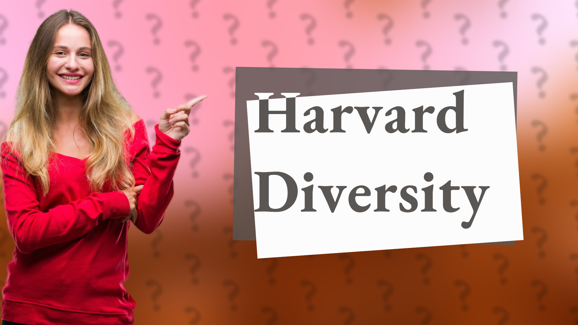 Harvard Diversity