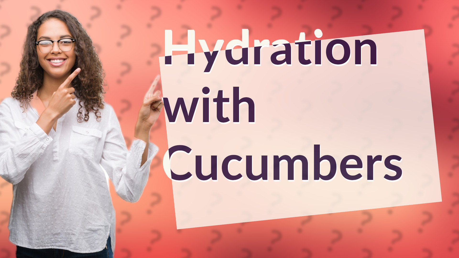Hydration with Cucumbers