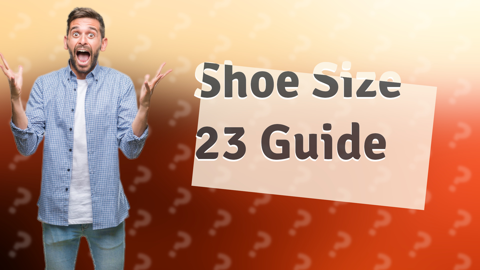 Shoe Size 23 Guide