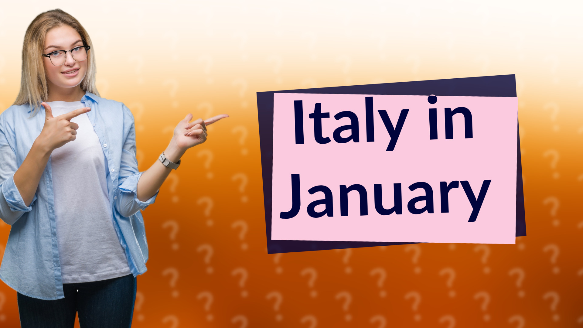 Italy in January