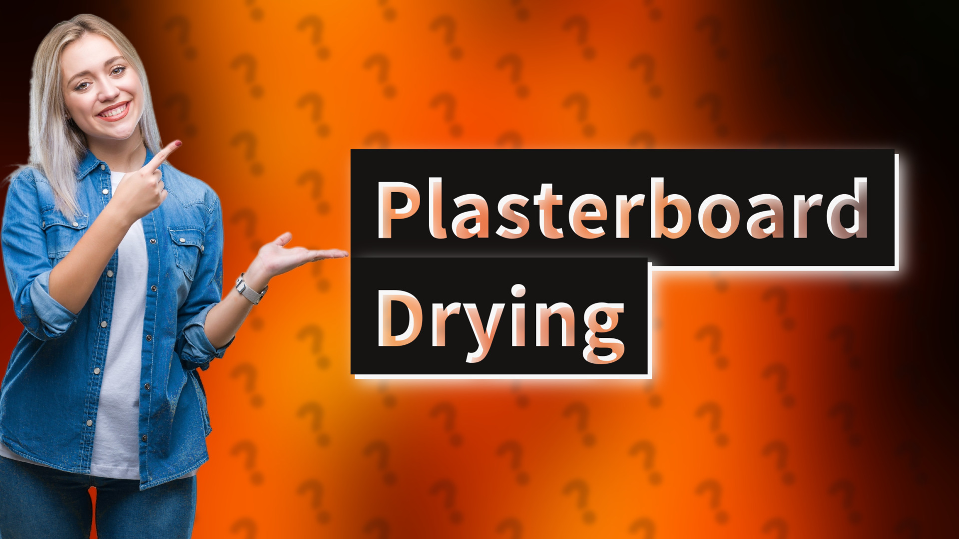 Plasterboard Drying