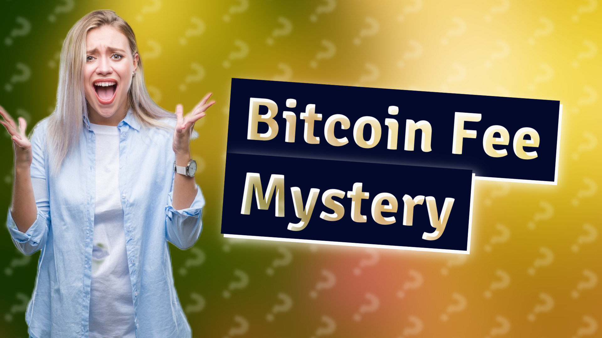 Bitcoin Fee Mystery
