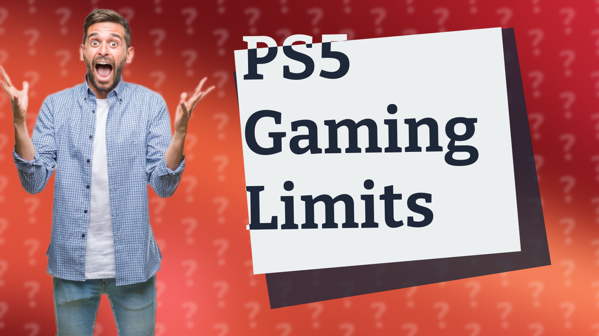 PS5 Gaming Limits