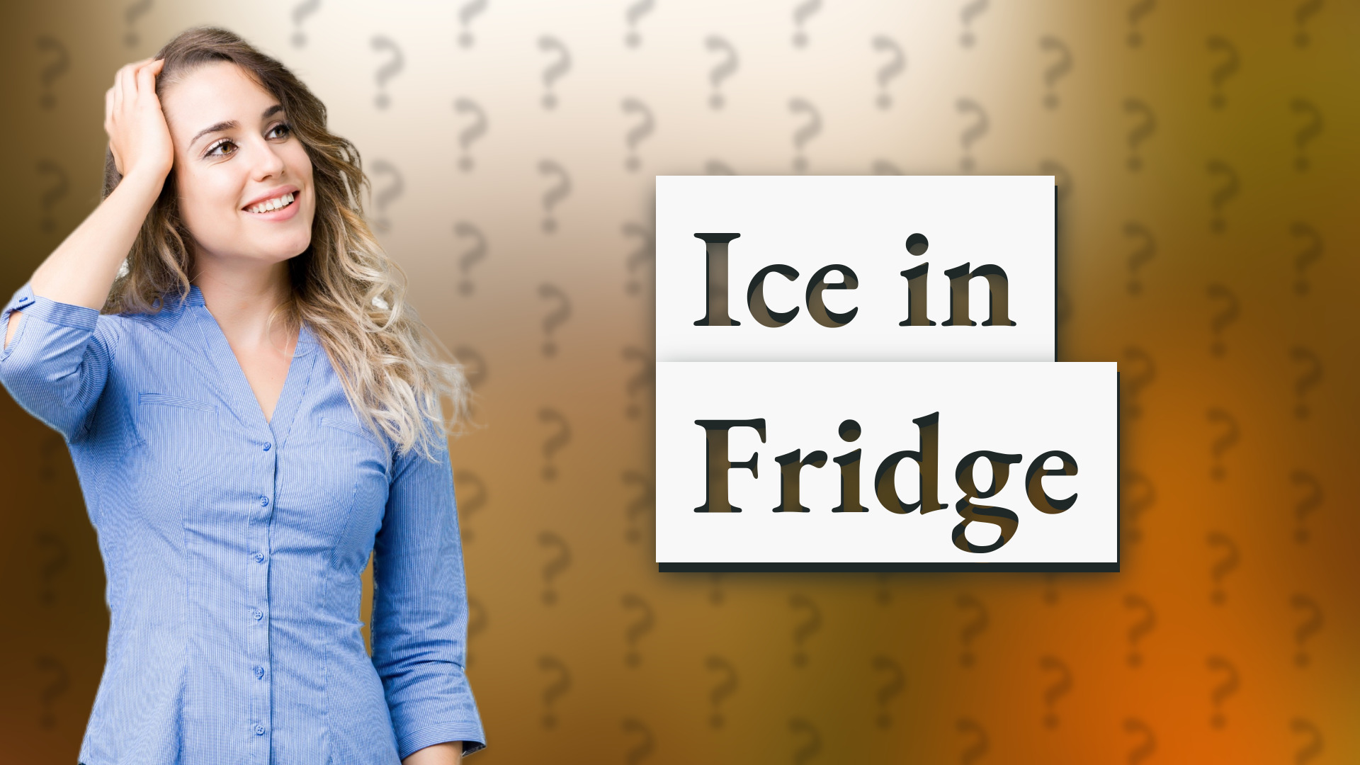 Ice in Fridge