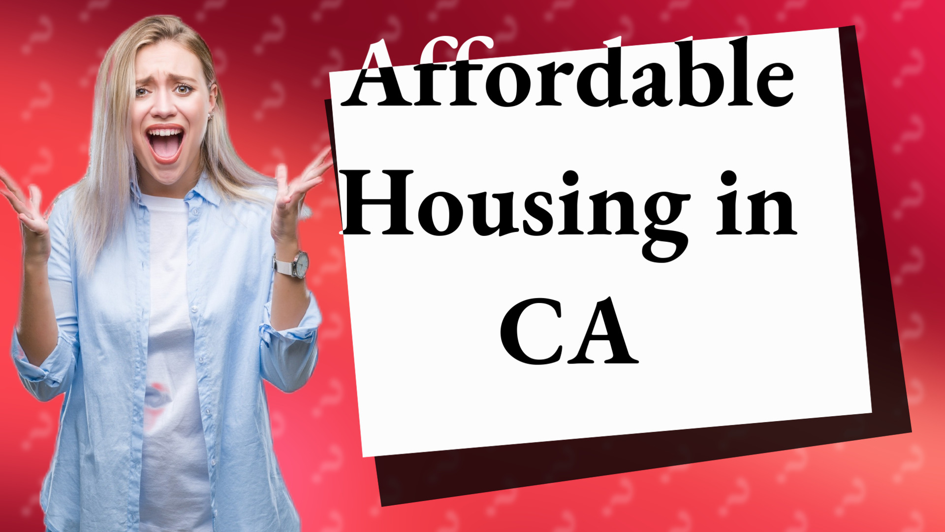 Affordable Housing in CA