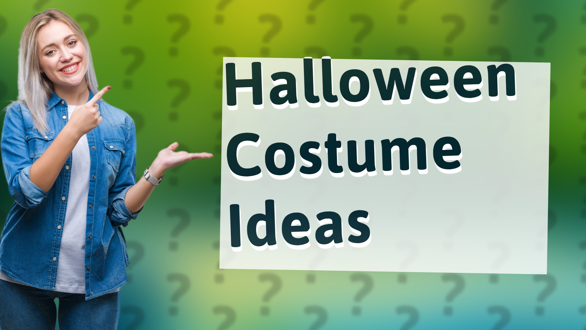 Halloween Costume Ideas