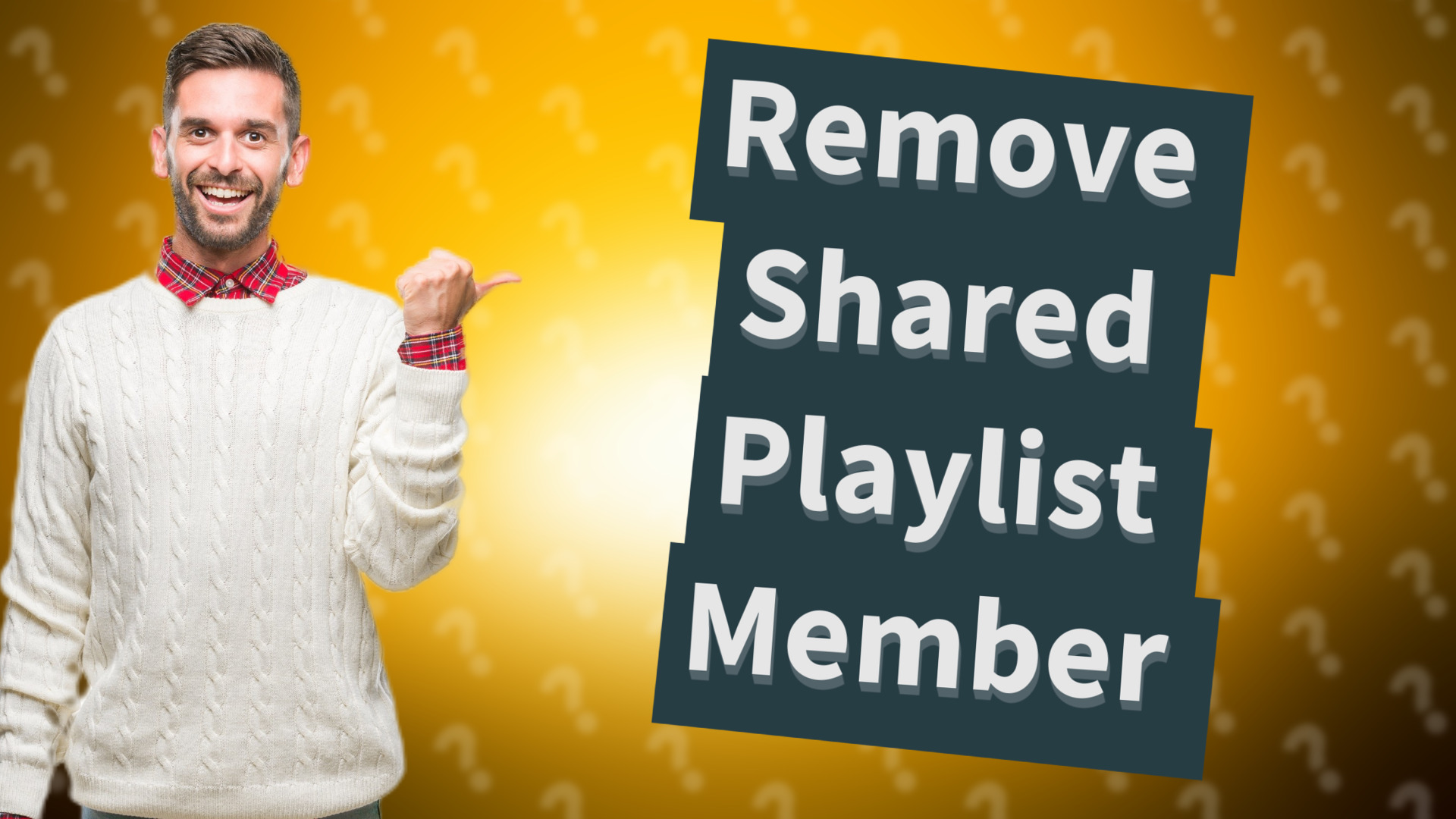 Remove Shared Playlist Member