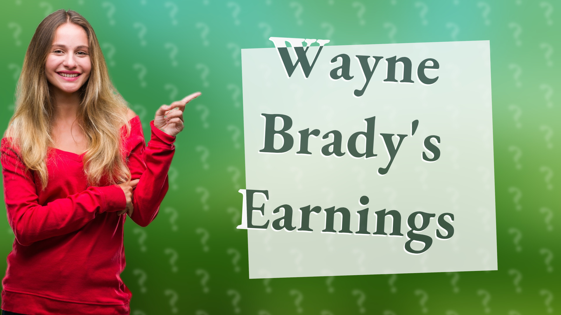 Wayne Brady's Earnings