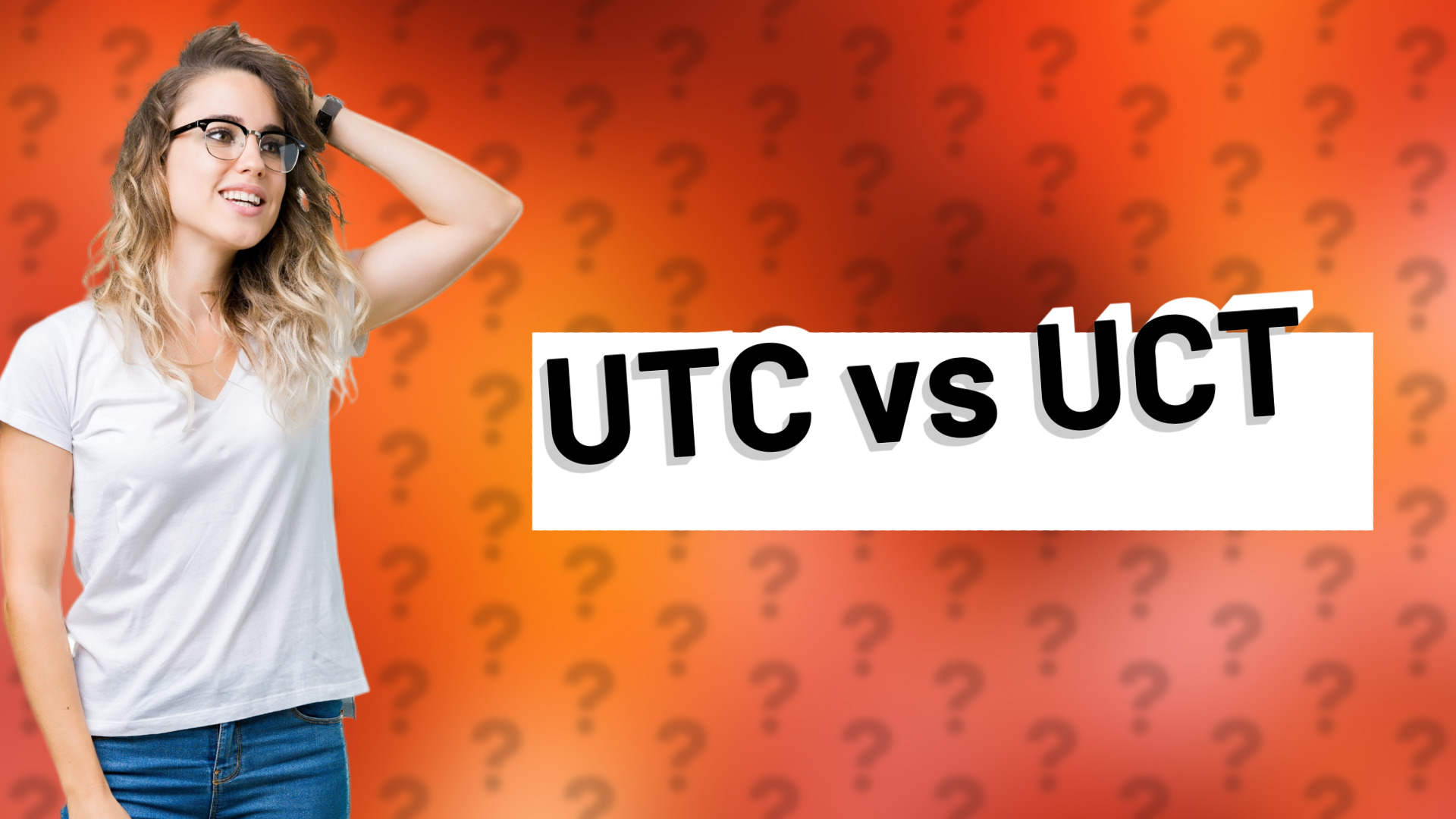 UTC vs UCT