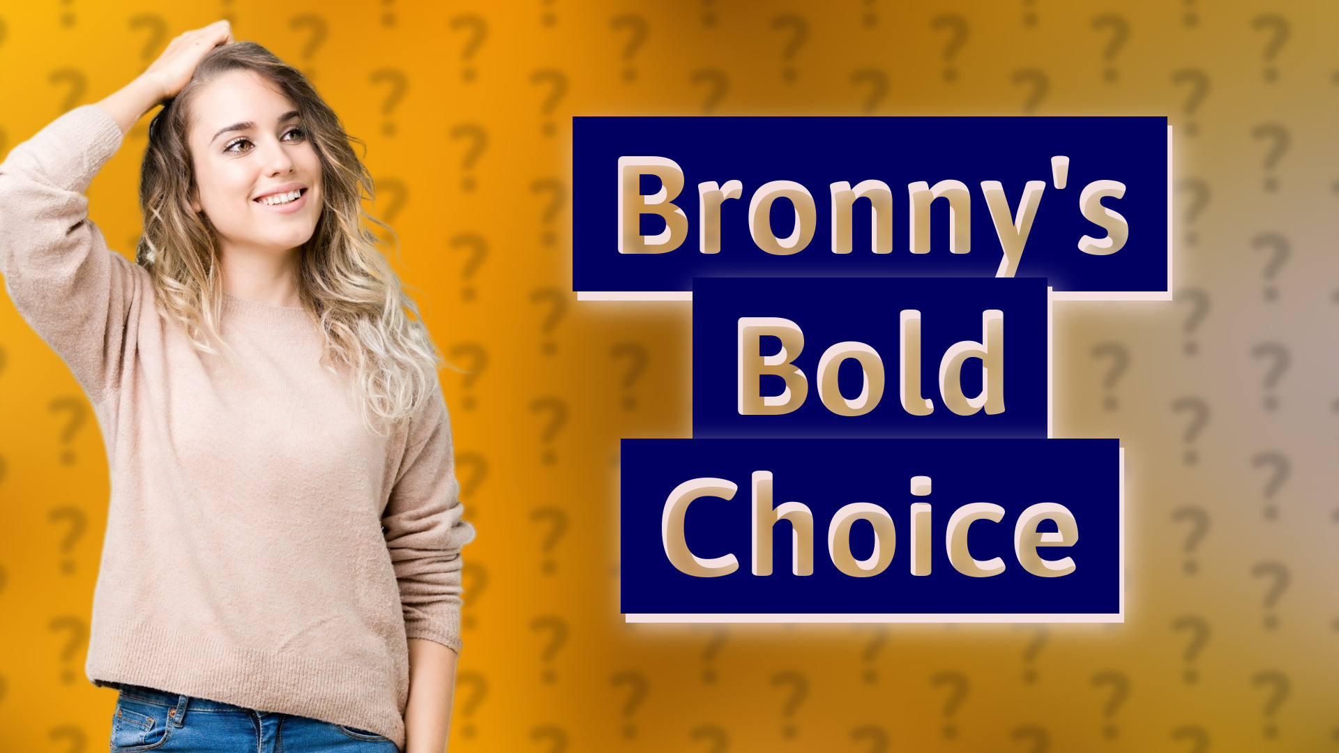 Bronny's Bold Choice