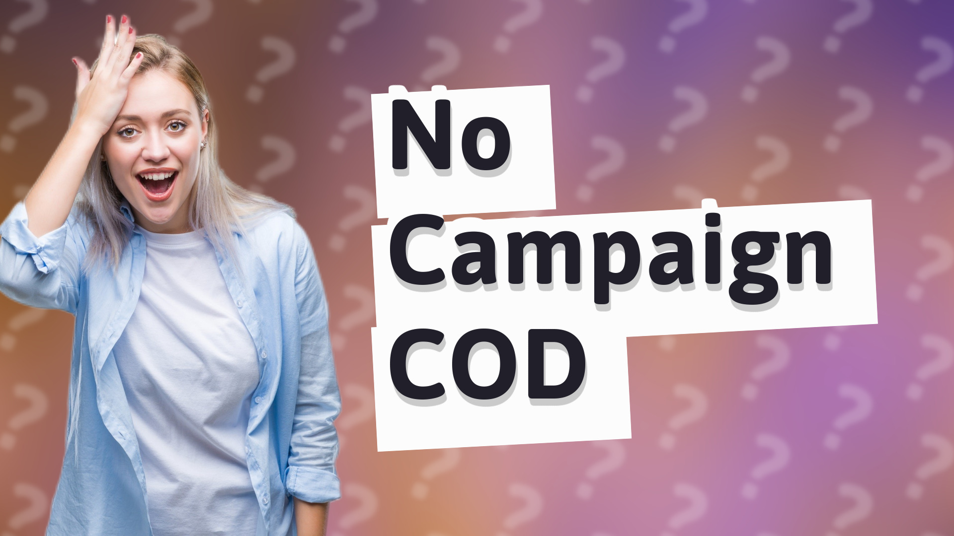 No Campaign COD