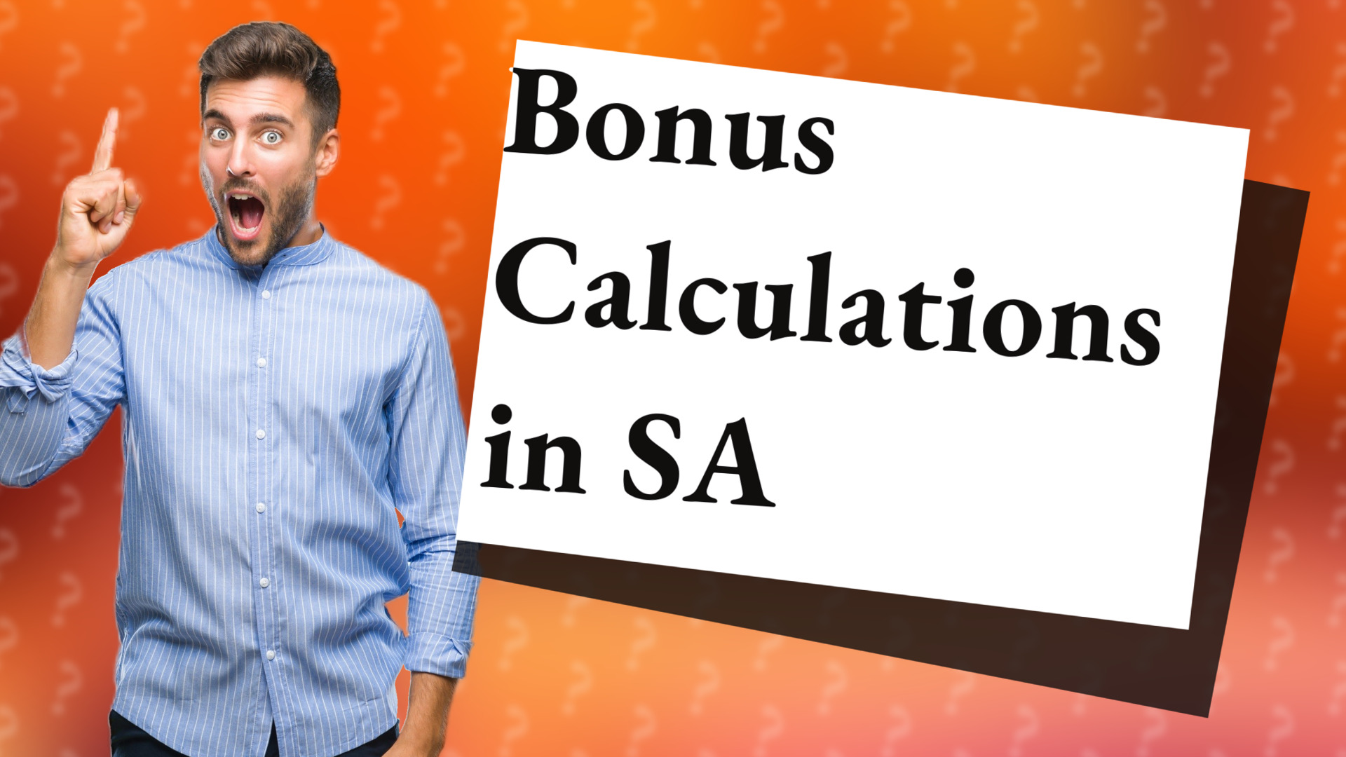 Bonus Calculations in SA