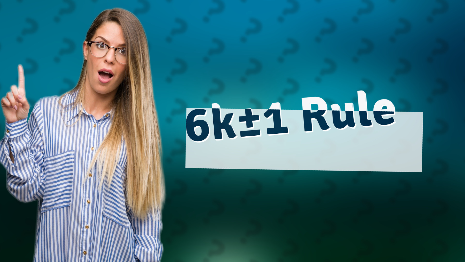 6k±1 Rule