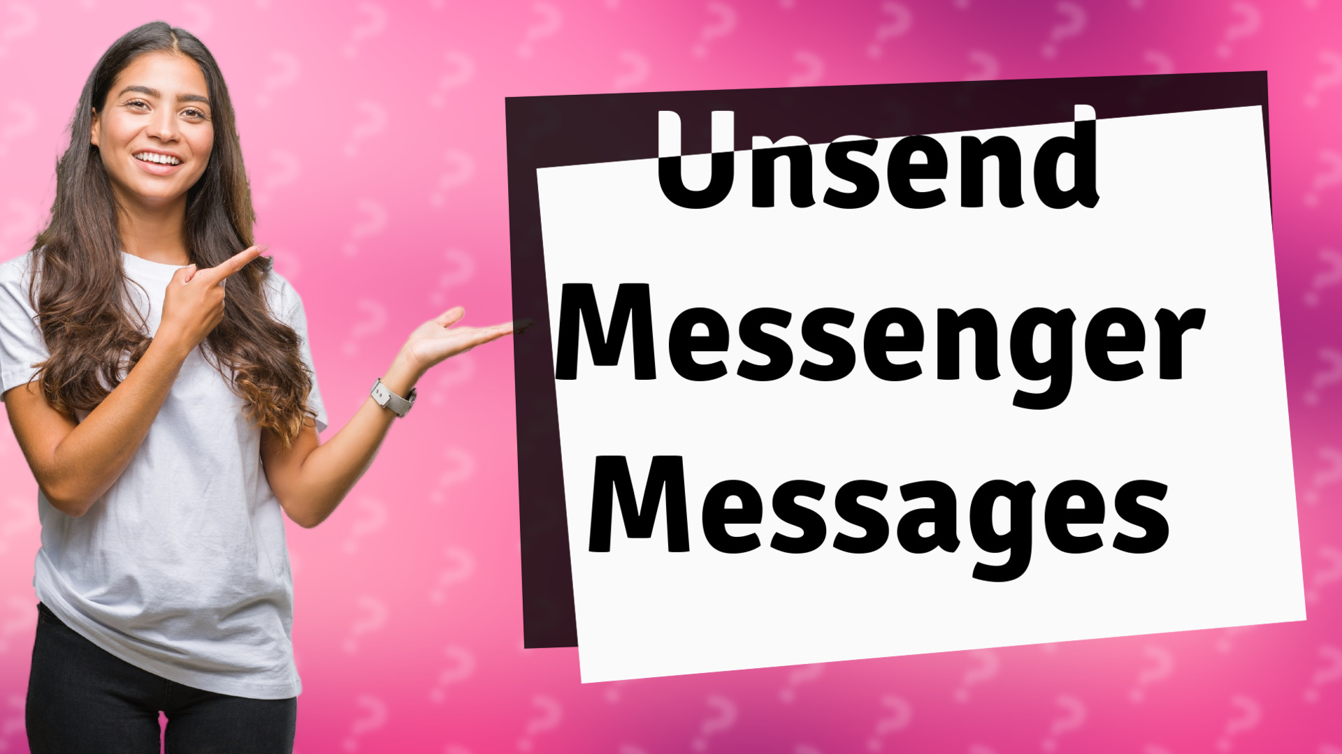 Unsend Messenger Messages