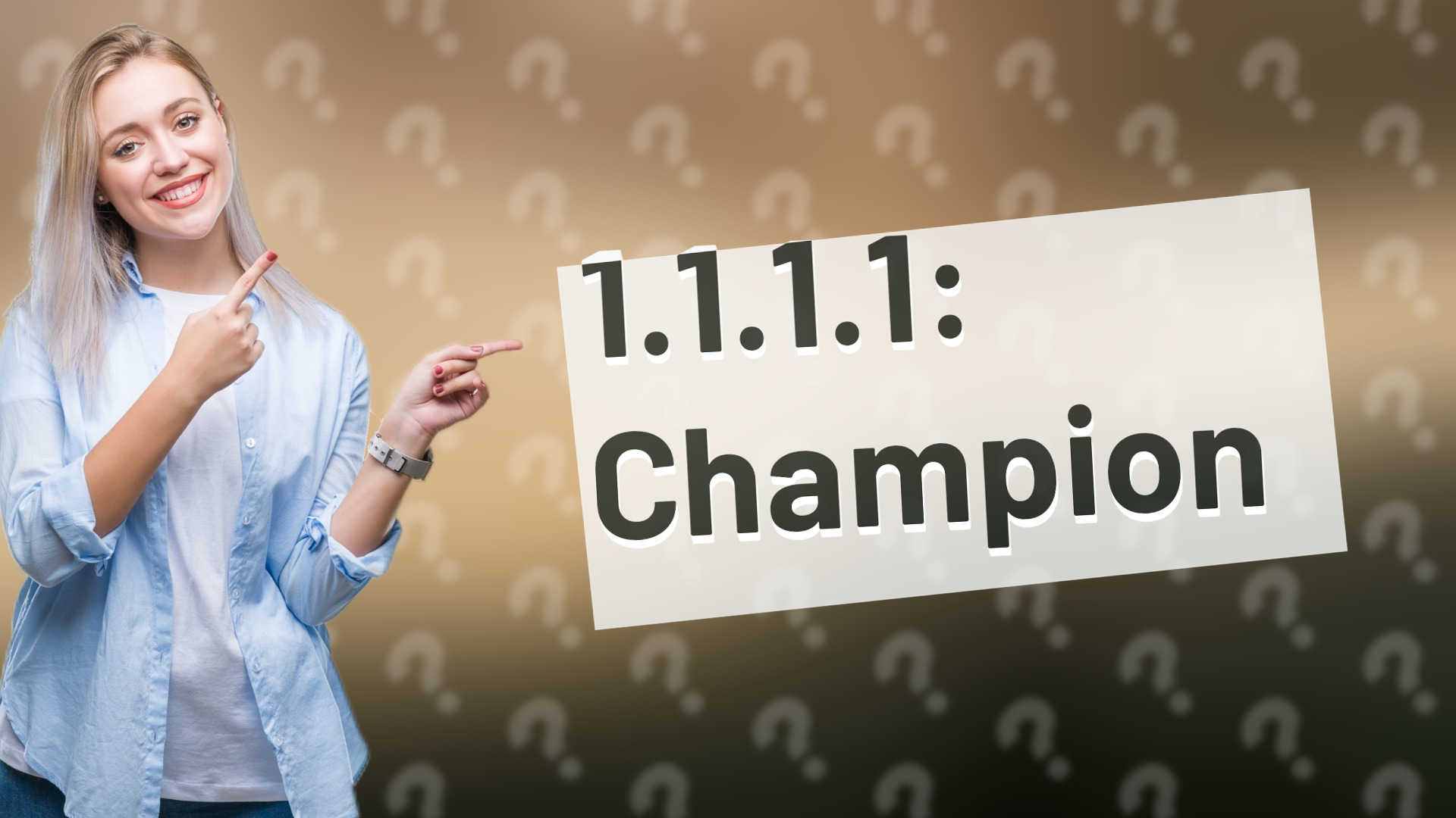 1.1.1.1: Champion