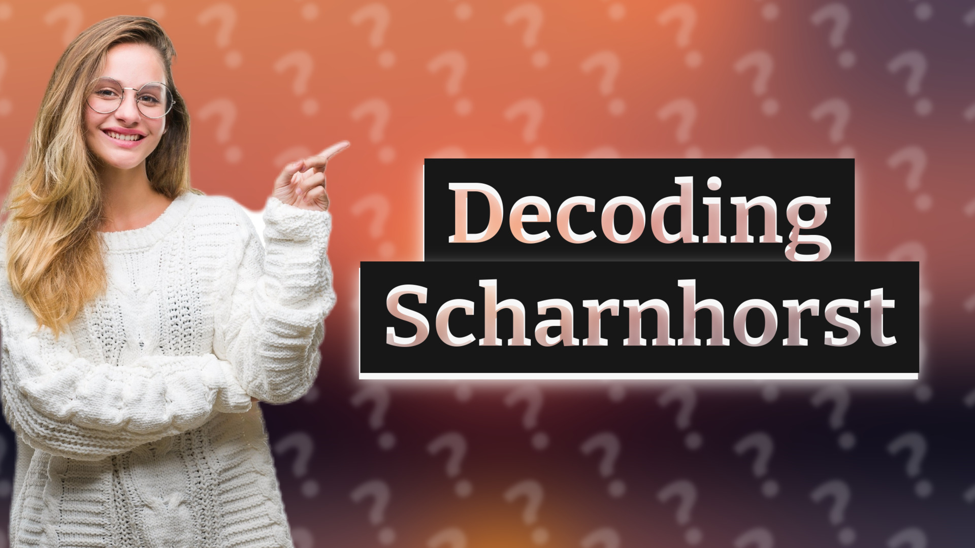 Decoding Scharnhorst