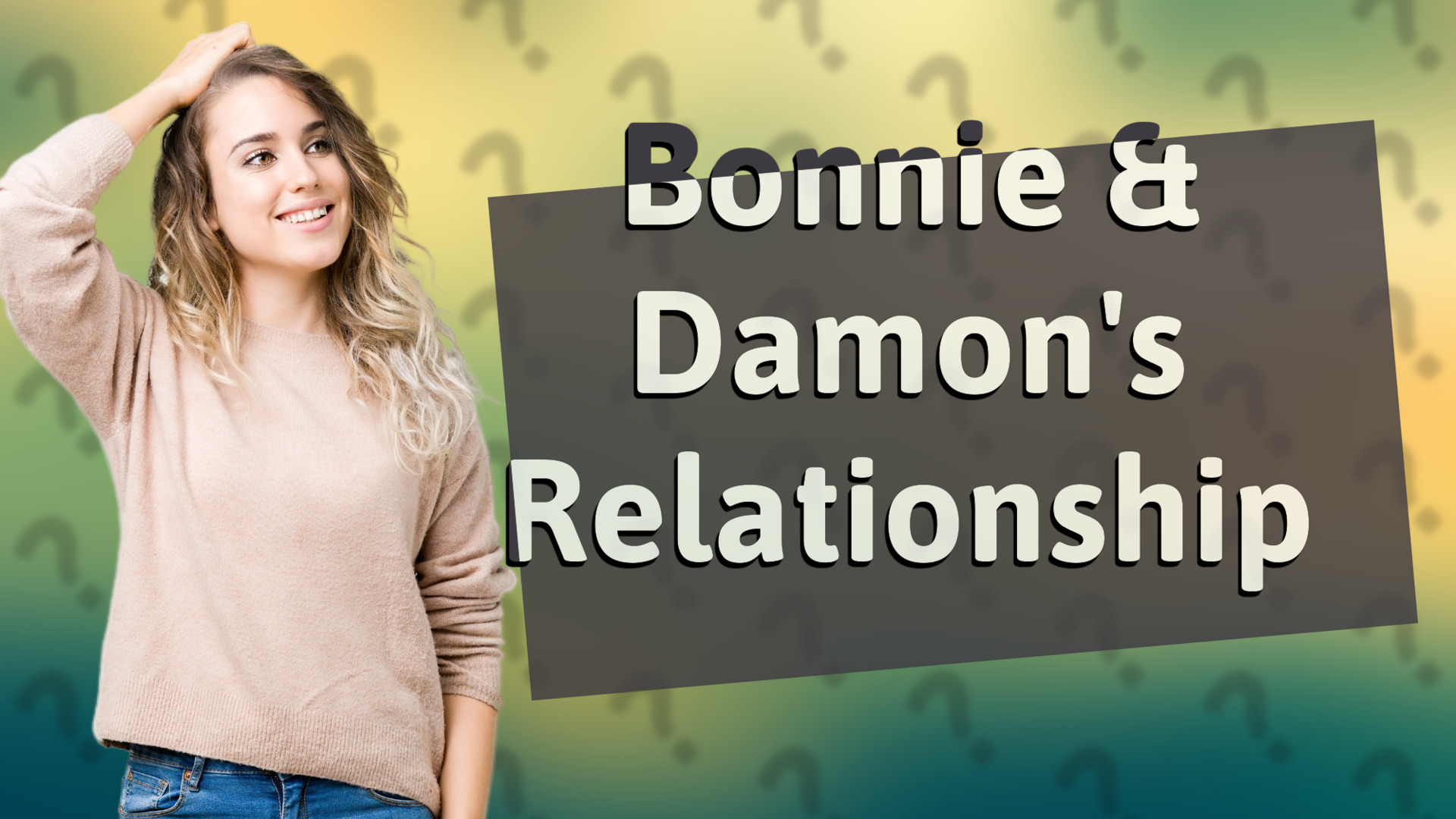 Bonnie & Damon's Relationship