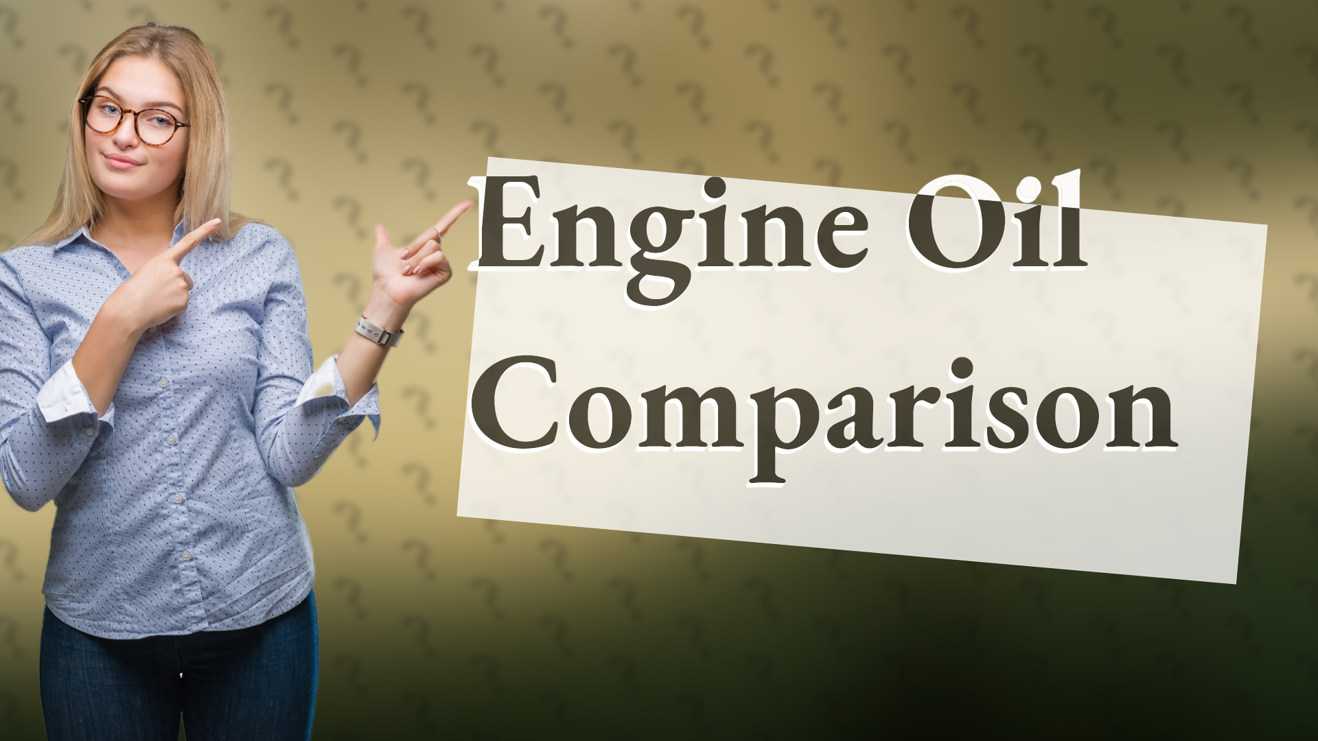 Engine Oil Comparison